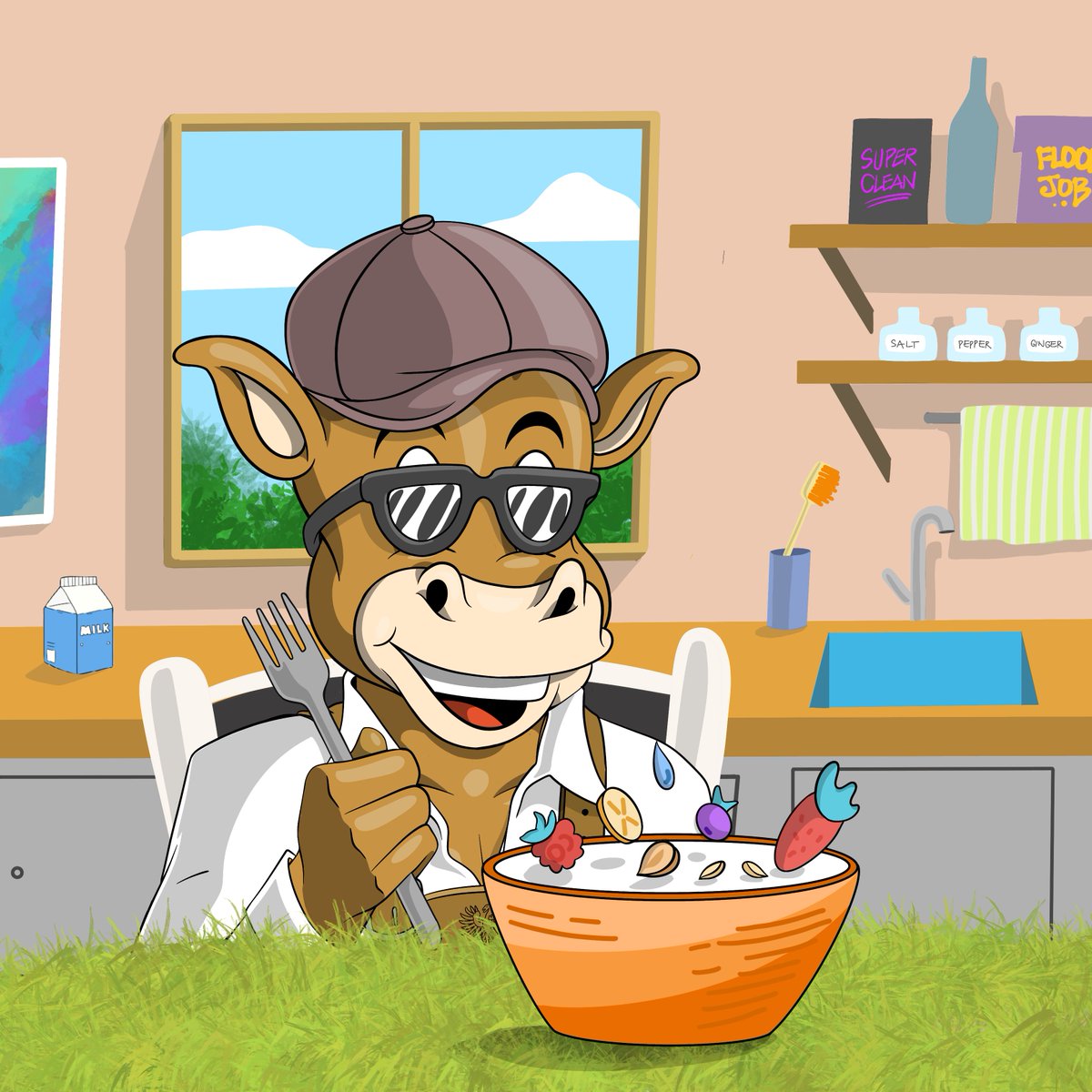 Periergos__'s tweet photo. my hungry cows' fam gets bigger and bigger, very bullish on this #CNFT.
insane utility with an APR boost factor of up to 90%
#hungrycows by @MuesliSwapTeam #CNFTCommunity #NFT #CNFTGiveaway https://t.co/vB7HWxA1Lq