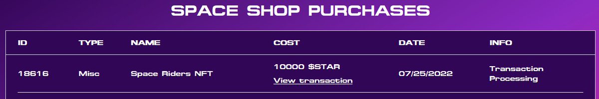 This is what the fuck you call utility bois &amp; girls

10k $Stars &amp; you get a rider. No staking, no bs, just results 

In <a href="/SpaceRiders_NFT/">Space Riders</a> &amp; @0xZubic we trust 🙏 🚀 

We just getting started 🌎