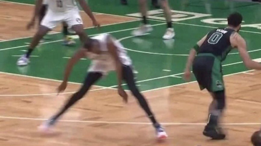 Throwback to when Tatum was cooking KD every possession.