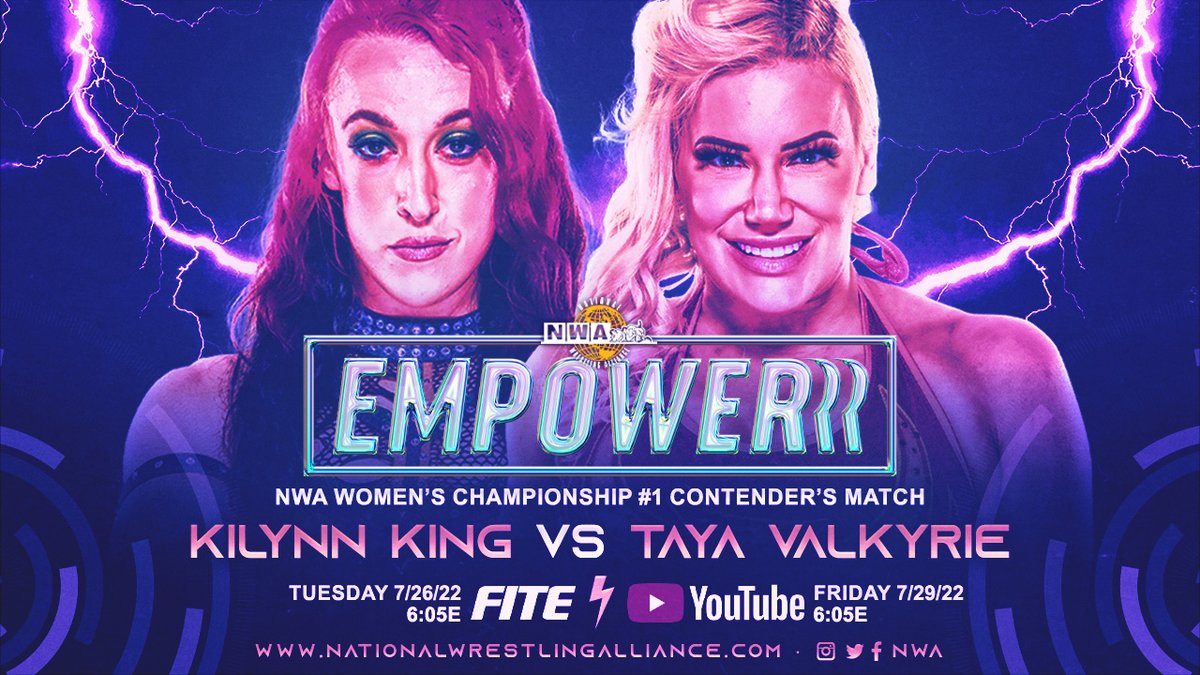 Triller_TV's tweet photo. Your Tuesday #wrestling features an #Empowerrr edition of #NWAPowerrr on #FITE
Lennox vs. Paige
The number one contender matches determine who challenges for #TheBurke
#DirtySexyBoys vs. #CommonWealthConnection
Who goes to #NWA74 as the women's champ?
๐ https://t.co/9TaU5ariRb https://t.co/EJ4G4Ria4z