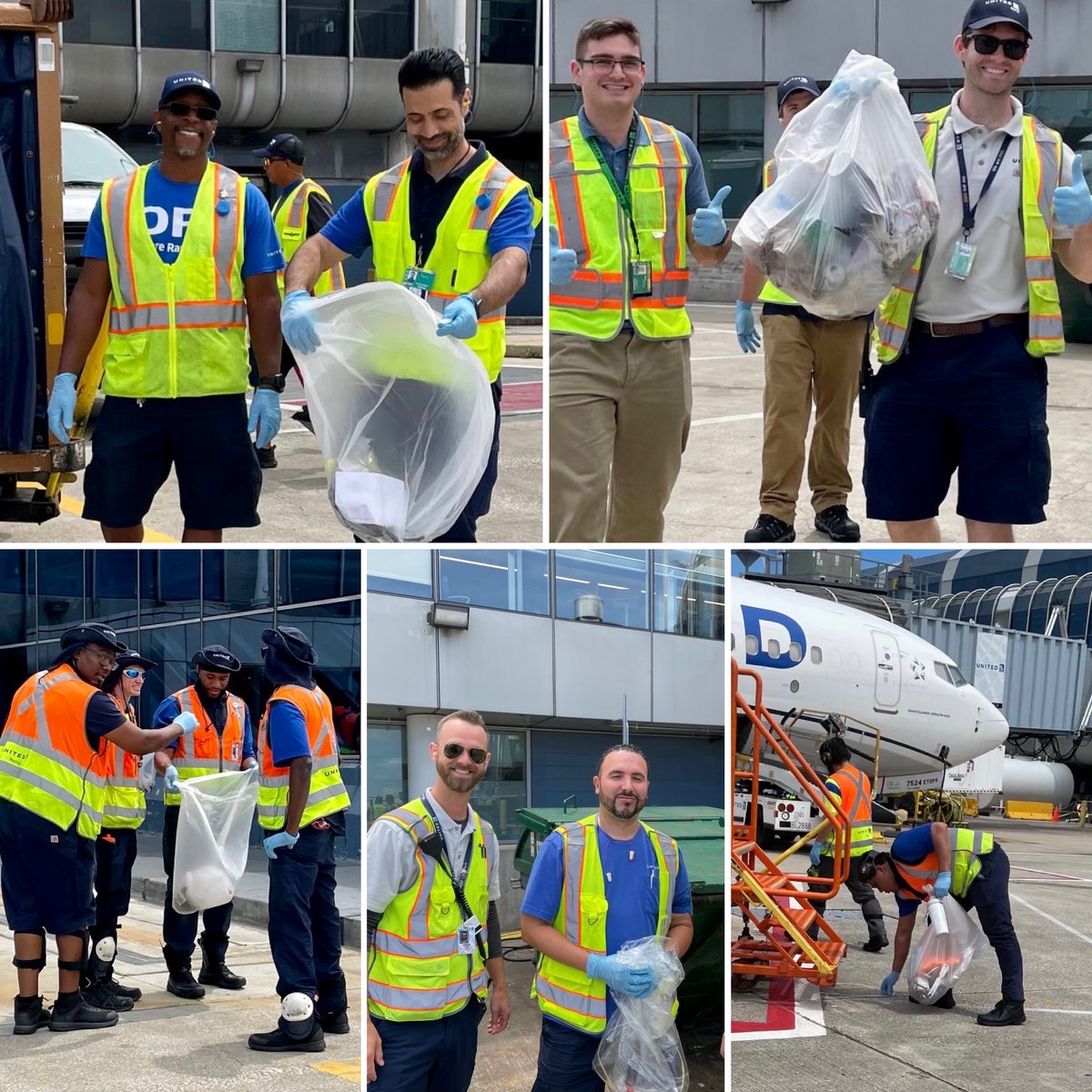 LauraCarpioUAL's tweet photo. ORD’s Supervisors, Trainers, and New Hires teaming up for a FOD walk on the B Concourse! Teamwork at its best!!! ⁦@Toddhavel11⁩ ⁦@HermesPinedaUA⁩ ⁦@OmarIdris707⁩ https://t.co/5LBjmkp6mh