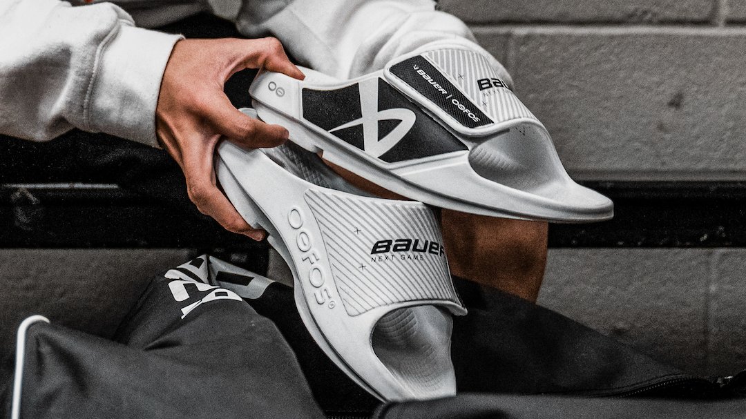 oofos's tweet photo. BAUER x OO. 
Be NEXT GAME ready.
@BauerHockey https://t.co/JSMen4tJNb