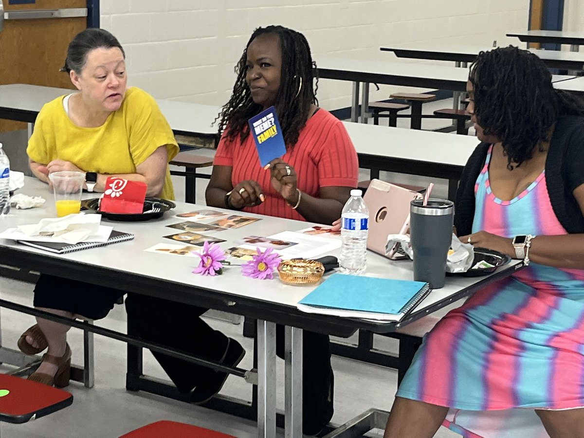 Docpittman1's tweet photo. Staff at AZK enjoying the team building activity on our first day back for the new school year! You all truly are superstars! Thanks for what you do to support our students  #YouRock @azkacademy @GriffinSpalding @ccolemanleader1 https://t.co/NiGli3syxo