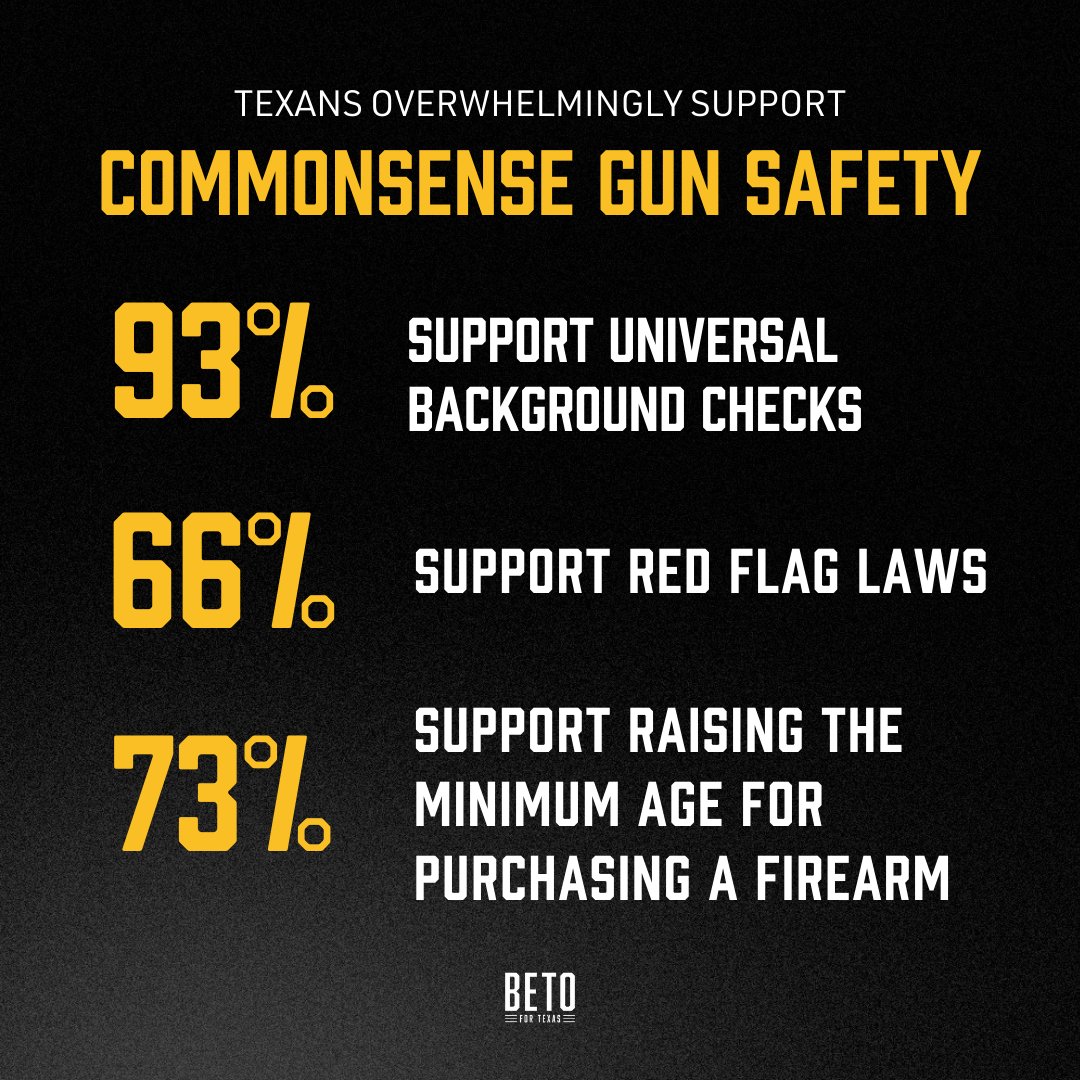 BetoORourke's tweet photo. Democrats and Republicans agree. Now we just need a governor who does too. https://t.co/9OaXuKaSU5