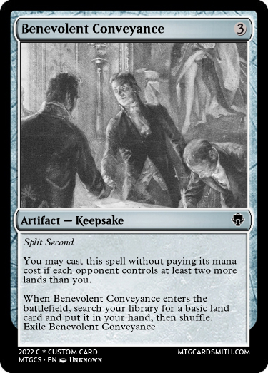 CQCrunch's tweet photo. Alright casual commander community. This is a Rule 0 card I made because @Mikastrae got me thinking about ensuring new players can hit their land drops if they get mana screwed in a structured, fair way. What do we think? #edh #mtg #commander #rule0 https://t.co/6d0kbftKy2
