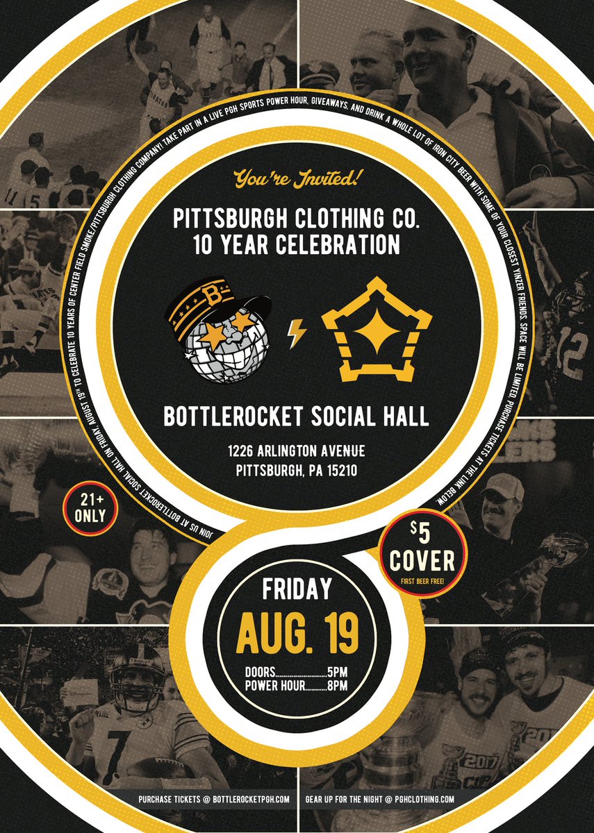 Yinz busy on Friday, August 19th? 🍻🪩

🎟: tickettailor.com/events/bottler…