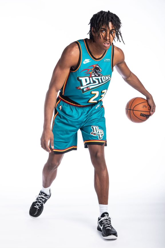 pistons teal jersey ivey