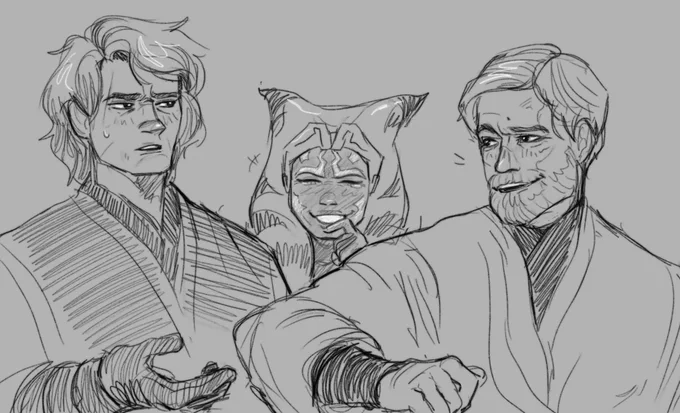 This was supposed to be a obi wan sketch but the clone wars brainrot was too strong
#starwarsfanart 