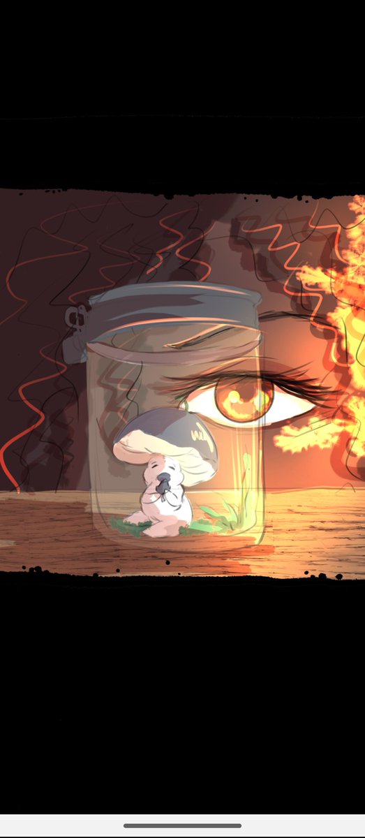 ClassWizard's tweet photo. The End of the Line on webtoons canvas! 
#art #webtoon #comic #drawing #eye #sketch #mushroom #fairy https://t.co/unIdd9L20R