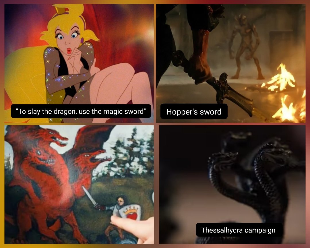 redec0rate_'s tweet photo. @CauseINeedU your content is amazing and I would like to see your opinion about this + Nancy's vision of a "giant creature with a gaping mouth" and Will defeating the Thessalhydra during the campaign. Do you think this could be foreshadowing? (Sorry for the bad picture I made it) https://t.co/J6OU2zon2N