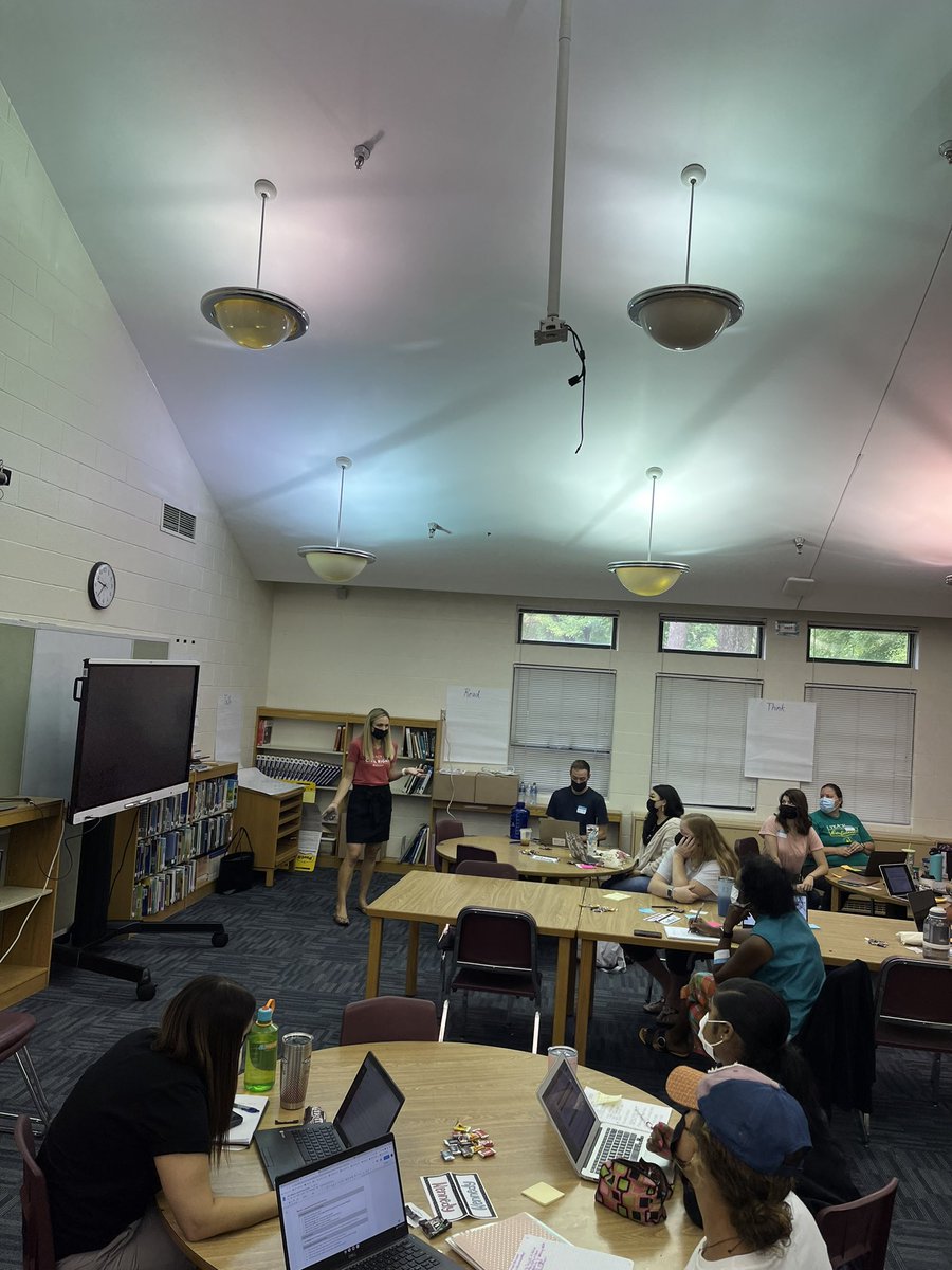 cleamom26's tweet photo. 1st grade teachers spending time at @JacobJaguars, diving into @ELeducation! #AISuccess @sandralhogue https://t.co/q20FDyX2o0