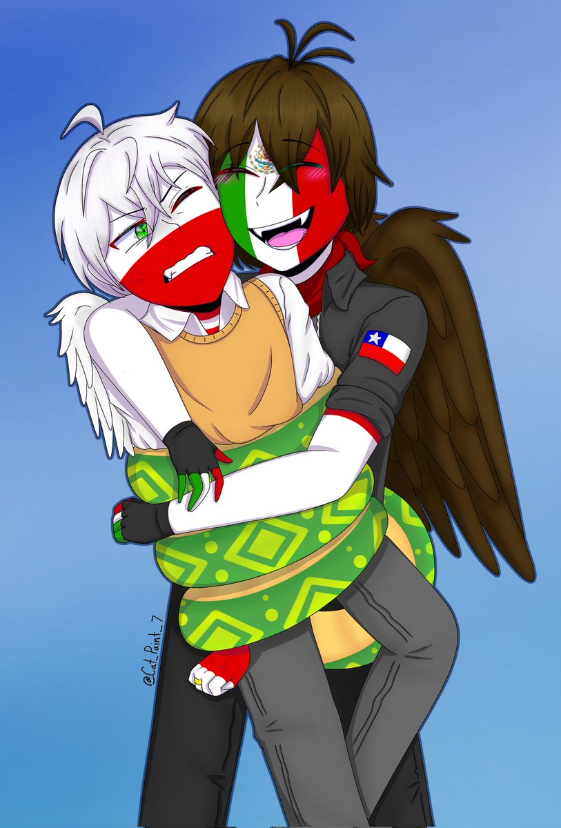 CatPaint3's tweet photo. #luzydtiys @LuzyMS_drawings  DTIYS terminado UwU 👌✨ espero que te guste, fue divertido hacerlo OwO 💞 #CountryHumans https://t.co/qBWE7v2Px1