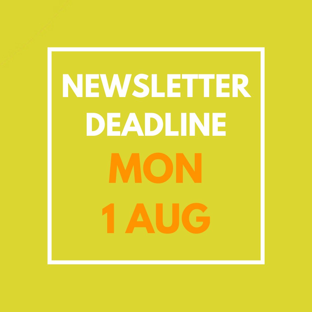 Murray Arts (@murrayarts) on Twitter photo Got an event, news or opportunity for our August newsletter?
Send info including web or social link, key dates and a few sentences and we'll include it in our newsletter for August. Send to comms@murrayarts.org.au by 1 August Got an event, news or opportunity for our August newsletter?
Send info including web or social link, key dates and a few sentences and we'll include it in our newsletter for August. Send to comms@murrayarts.org.au by 1 August