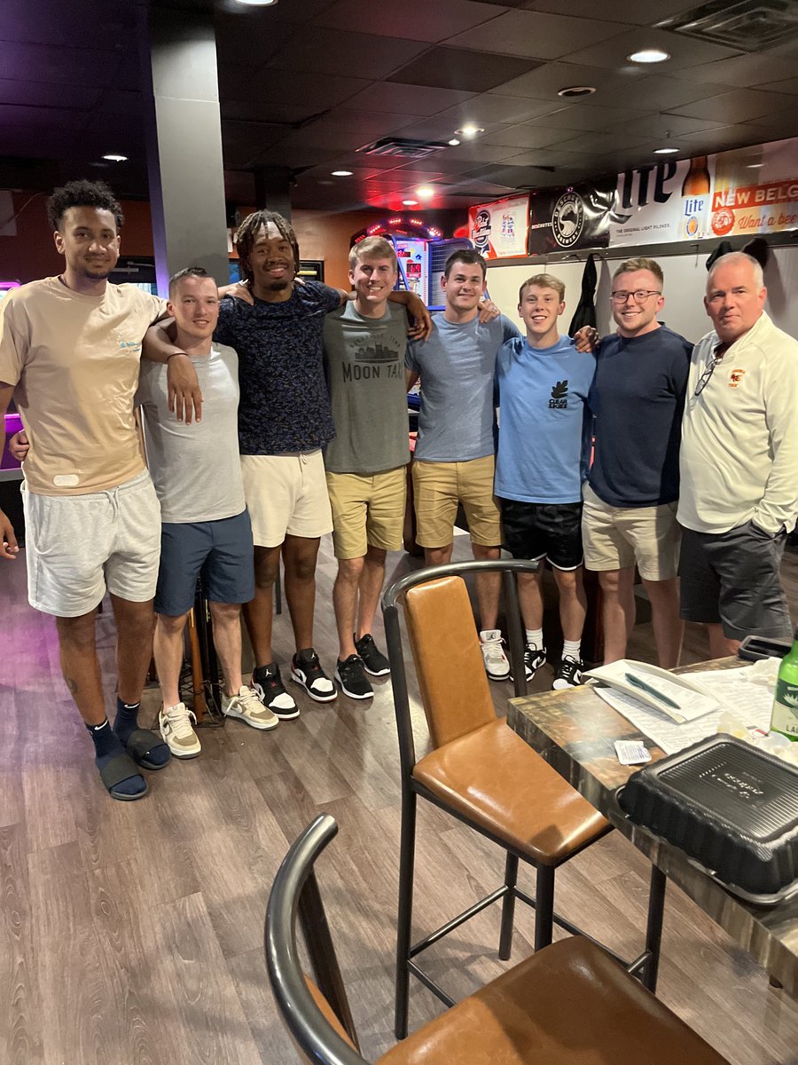 A bunch of my favorite people and players that have been responsible for a lot of wins. Appreciate them and thankful they all made their way to Blacksburg for a couple days.