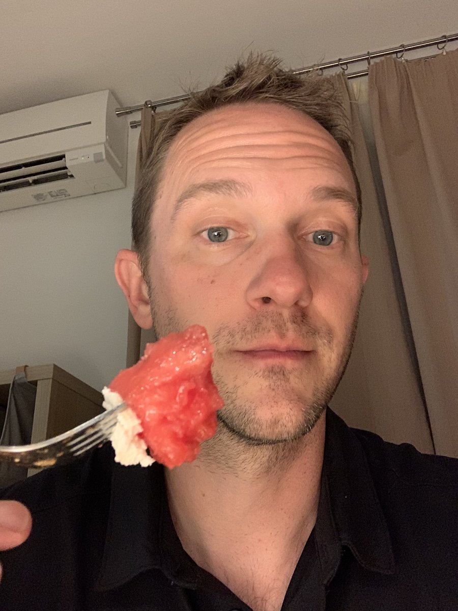 jasonabrown7's tweet photo. Coffee, beach and watermelon selfies #jwesummer https://t.co/ZBON7DcCGl
