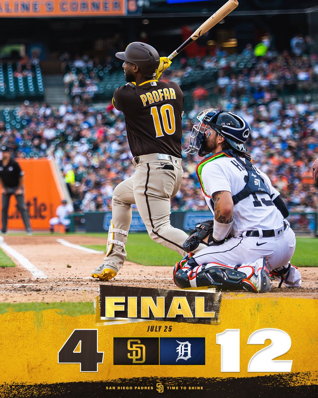 San Diego Padres on Twitter: "Final. https://t.co/Pr9Qt8zdnO" / Twitter