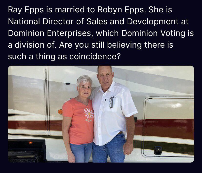 LisaMcC42451573's tweet photo. @POTUS @noblenatl Dominion. #robynepps #RayEpps You sound scared Joe. https://t.co/kFtvzCTYdz