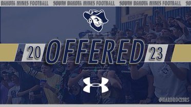 After a great conversation with <a href="/coachflohr/">Charlie Flohr</a>, I am blessed to receive an offer to continue my academic and athletic career at South Dakota School of Mines! Go <a href="/HardrockerFB/">South Dakota Mines Football</a>! Thank you Longmont for making this possible.  
<a href="/CoachStephensOL/">Coach Stephens</a> <a href="/Coach_Rose_23/">Austin Rose</a> @Fbcoach_vr  <a href="/GoTrojanNation/">LHS Athletics</a>