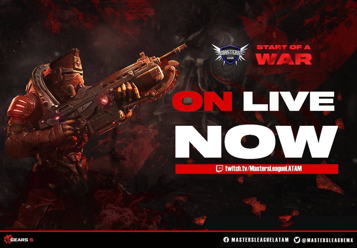 FINAL DE WINNERS BRACKET
<a href="/FuryOne_Esport/">F1 Esport</a>  VS ABYYS ESPORTS🔴🎮
EN VIVO💥👇👇👇
twitch.tv/mastersleaguel…
#GearseSports #gears5