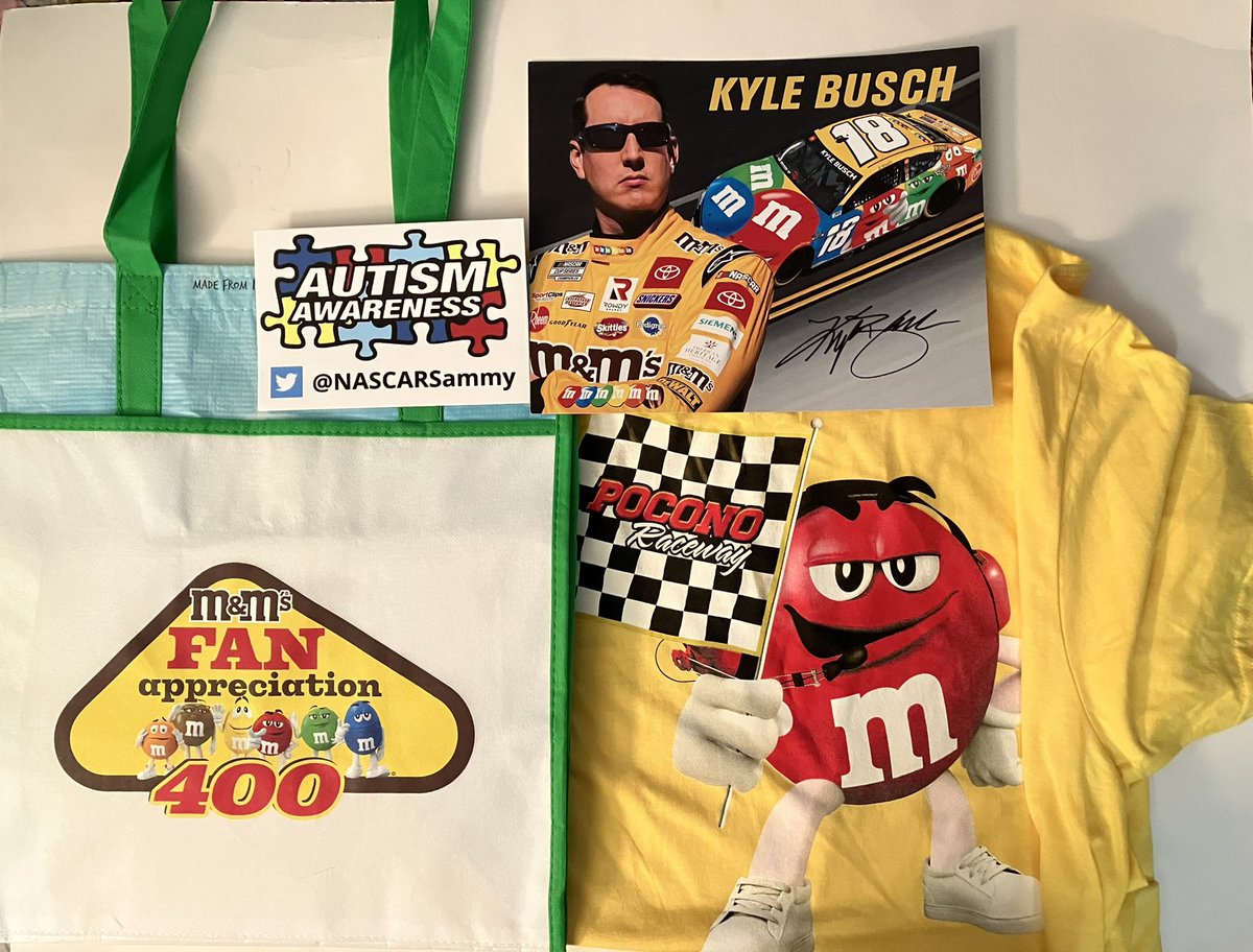 NASCAR Sammy (@nascarsammy) on Twitter photo 🚨Giveaway Time
#AutismAwareness in #NASCAR
These are some gifts given to me at the #MMSFanAppreciation400 <a href="/PoconoRaceway/">Pocono Raceway</a>. I want to share them with you.
To enter;
Follow, Retweet, Tag some fans.
Enter on Facebook & Instagram, as well.
Winner chosen at 300 total entries. 🚨Giveaway Time
#AutismAwareness in #NASCAR
These are some gifts given to me at the #MMSFanAppreciation400 <a href="/PoconoRaceway/">Pocono Raceway</a>. I want to share them with you.
To enter;
Follow, Retweet, Tag some fans.
Enter on Facebook & Instagram, as well.
Winner chosen at 300 total entries.