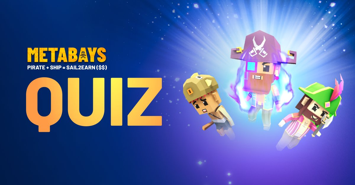 PlayMetaBays's tweet photo. 🤩Discord Giveaway Quiz for 3 lucky pirates🤩

Follow the steps below👇
1⃣ Join our Discord: https://t.co/adIZa6DOYs
2⃣ Go to our "giveaway" channel &amp; Pick your answer

Ends by today 6:30 p.m. UTC &amp; Results announced tmr

#MetaBays #NFT #Giveaway https://t.co/or94WzGv0D