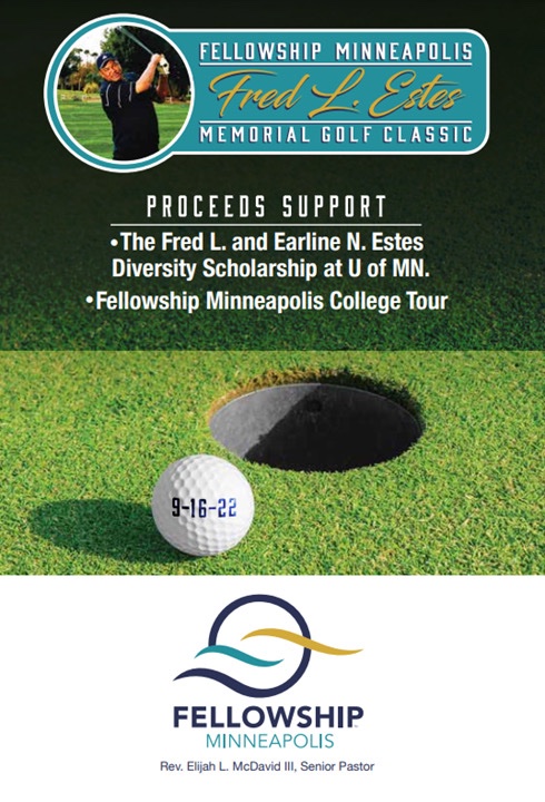 FellowshipMSP's tweet photo. Join us at the Annual Fred L. Estes Memorial Golf Classic Sept 16th. Proceeds support the Fred and Earline Estes Diversity Scholarship Fund and the FMBC College Tour Fund!

#fellowshipmsp
#golfclassic
#FredLEstesMemorial
#scholarshipprogram
#fmbcyouth https://t.co/3sDKElbQhB