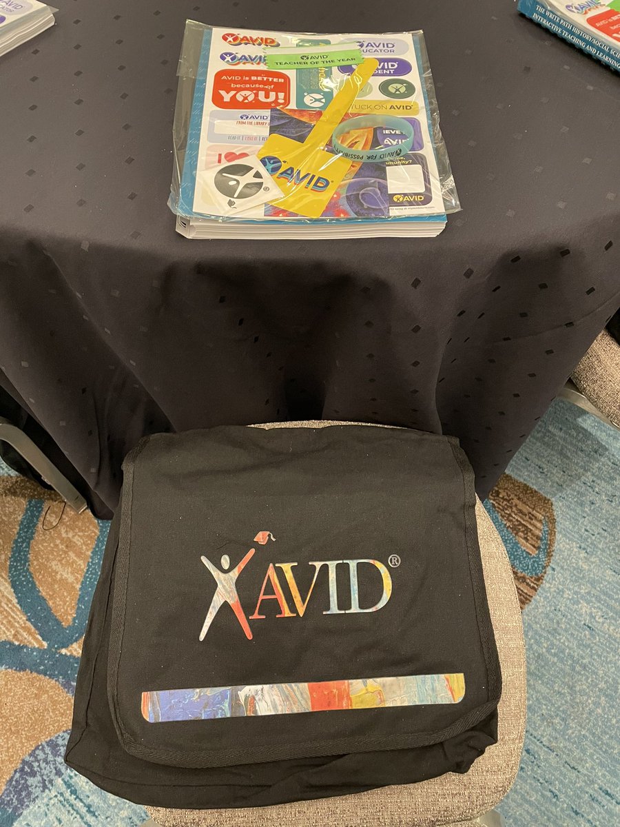The quiet before the joyful inspiration. So ready to work with another great group of educators! #AVID4Possibility