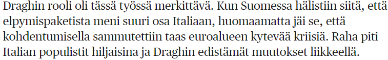 mikkokokko's tweet image. Helsingin sanomat myöntää pääkirjoituksessaan sen mitä #perussuomalaiset #elpymispaketti keskustelussa erityisesti kritisoivat; paketin yksi suurista perusteista oli tukkia suomalaisten rahalla Italian eurokriittiset suut. Paketin perusteista puuttui kaikki rehellisyys.