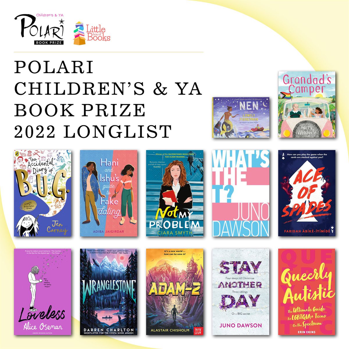 HUGE congratulations to all the fabulous @PolariPrize longlisted writers. Looking for new books to read? These lists are always to be trusted ❤️ #polariprize