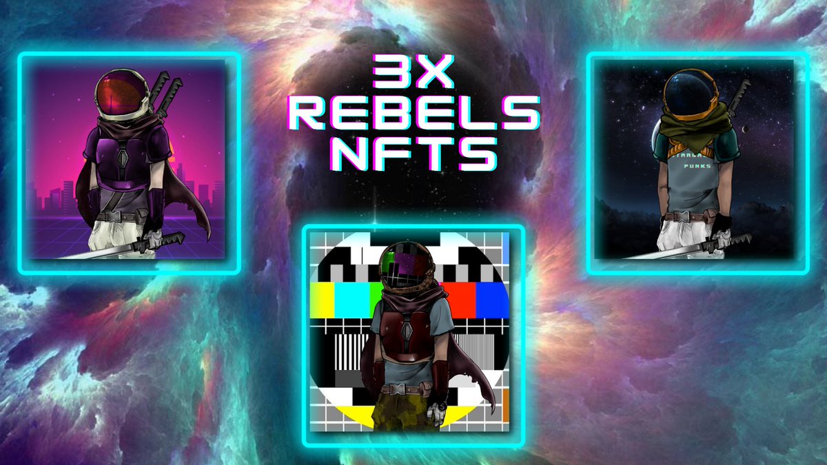 🚨 FREE NFT GIVEAWAY 🚨
 
Prizes:
🎁 3x <a href="/Rebels__nft/">🧜‍♀️ Rebels 🧜‍♀️</a> 
🎁 500 $STARS

To Enter 👇
✅ RT + Tag 3 👨‍🚀
✅ Follow @JujockNFT <a href="/Rebels__nft/">🧜‍♀️ Rebels 🧜‍♀️</a> 

<a href="/StargazeZone/">Stargaze ✨🔭</a> #Cosmos 

Mint is live here: app.stargaze.zone/launchpad/star…

Choosing winner in 48 hours! ⏳
