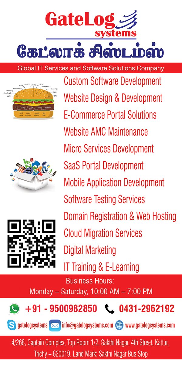 GateLogSystems's tweet image. Are you looking for web development agency for your project? We are a web development agency located in India. We provide IT services to organizations both large and small since 2014.

#Webdesign #WebsiteDesign #webdevelopment #SaaS
