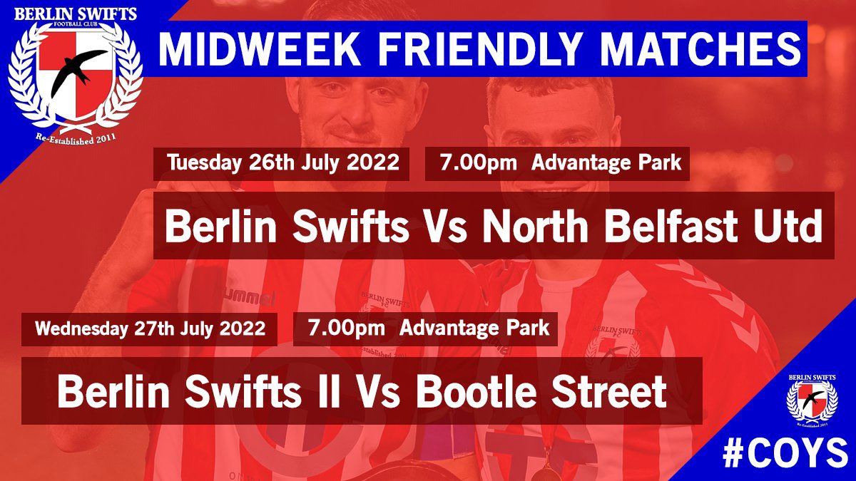 Midweek Preseason Fixtures

📸 <a href="/TheGavinMaxwell/">Gavin</a> 

#COYS 🔴🔵