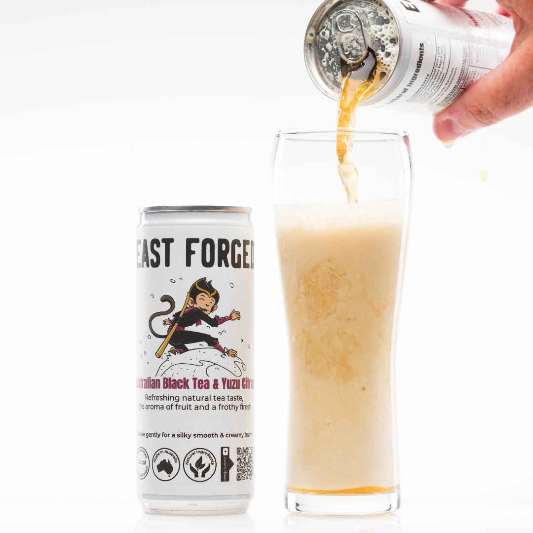 East Forged alcohol free nitro infused tea brews tweet media