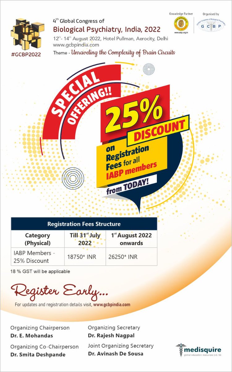 #GCBP2022 Special offering 25% Discount                                                                                                                         Website: gcbpindia.com