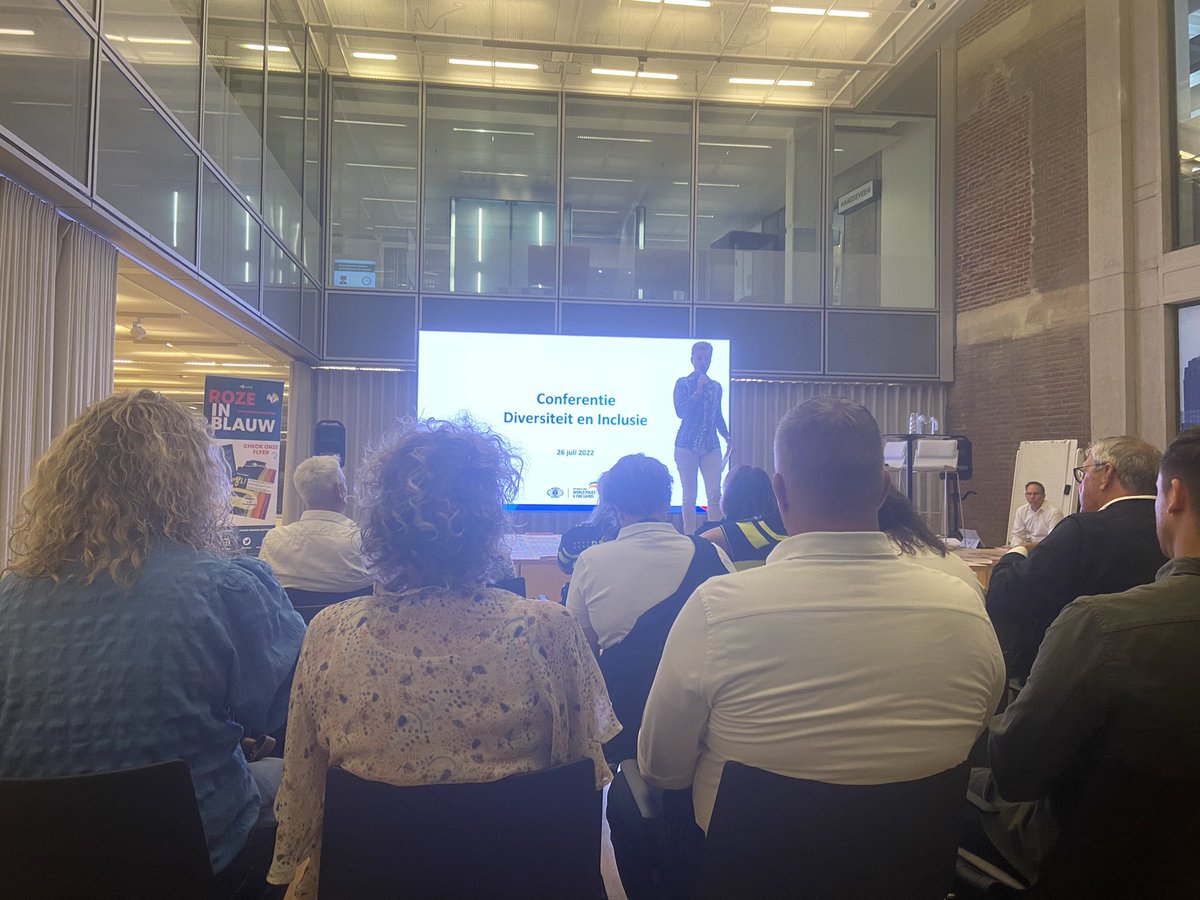 Vanmorgen op het congres #diversiteit en #inclusie van @WoldPolice&amp;FireGames