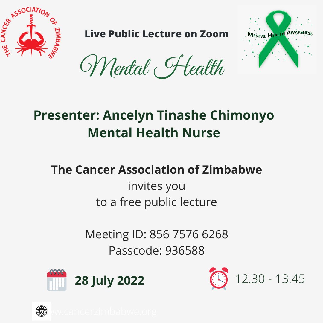 Join us for #MentalHealthAwareness session on Thursday the 22nd of July 2022