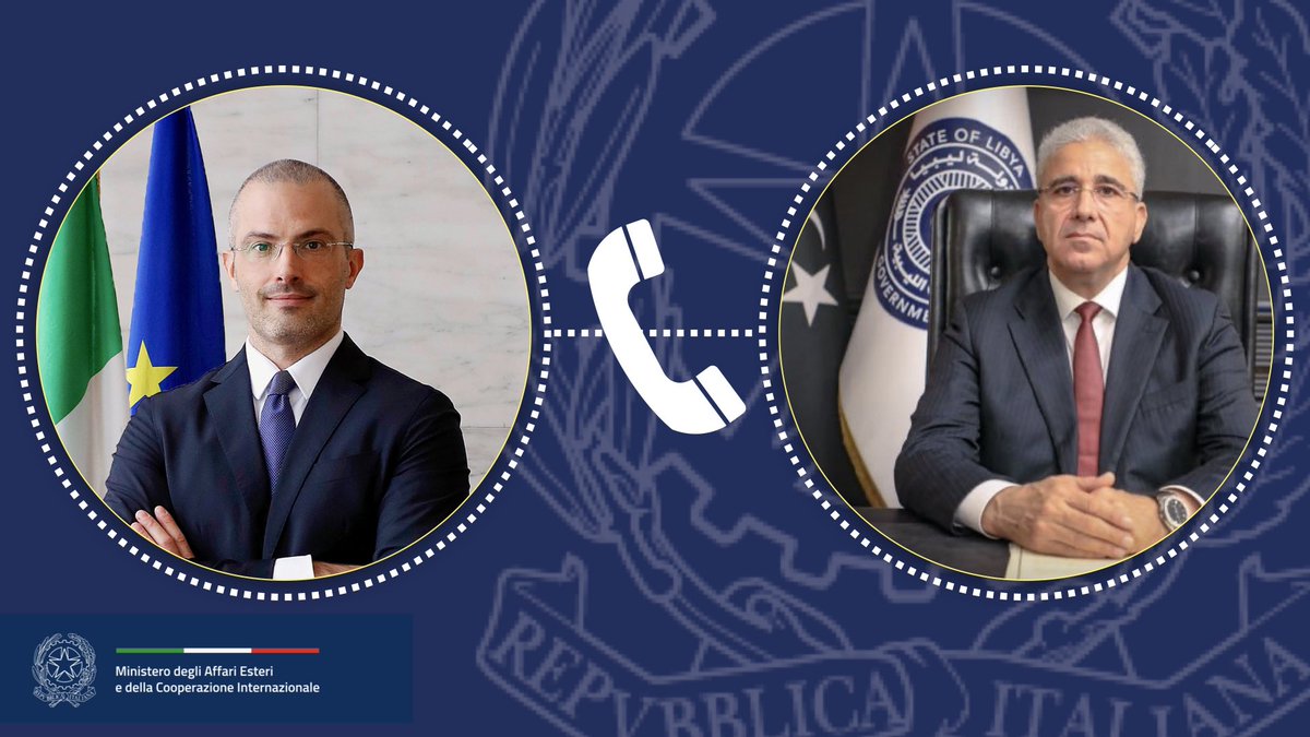 1/3 Yesterday evening I had a thorough & constructive call with PM designated @fathi_bashagha. We agree that all actions that could lead to instability & violence should be avoided.