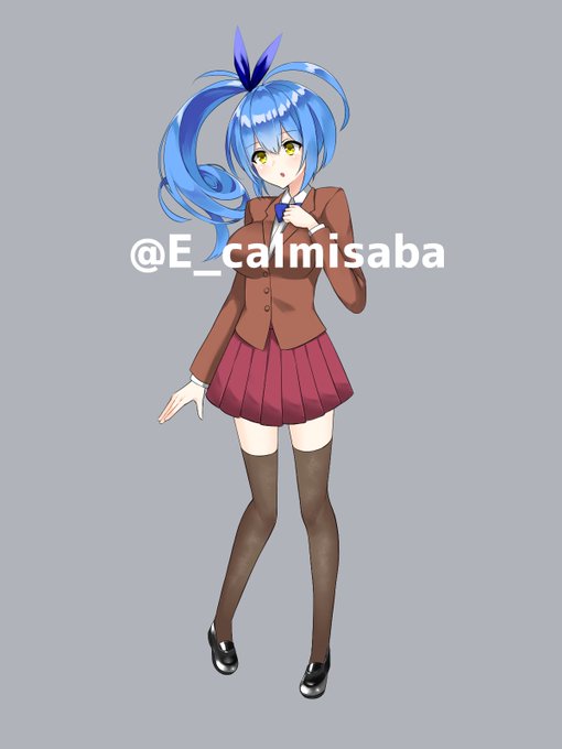 頭のリボンはお姉ちゃんとお揃い。 