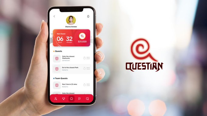 notCorinnex's tweet photo. @AltGemHunter Upcoming gem @QuestianHQ should be on my moon bag. App to release on the first quarter of 2023 with unique mercenary system where you can share your rare NFTs to other users for more passive income #movetoearn https://t.co/hHCD3MtBXE