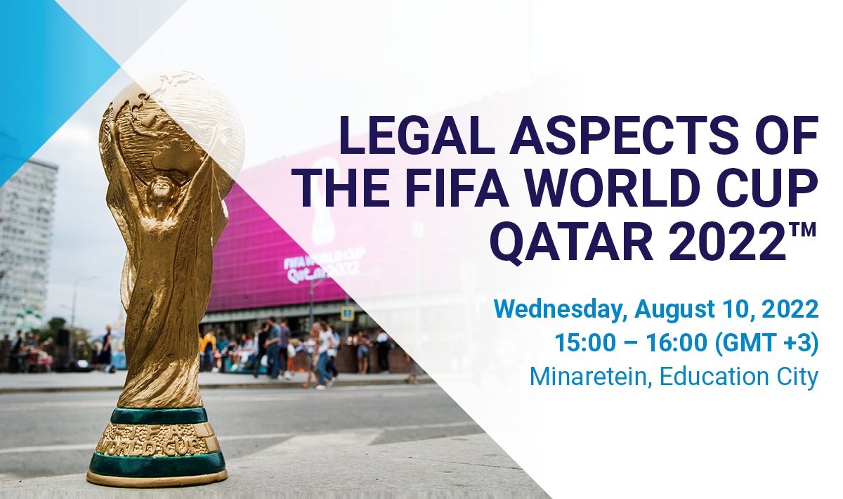 This event will examine the legal framework underpinning Qatar’s hosting of the FIFA World Cup, including dispute resolution, Qatari laws enacted to support the event, and the legal legacy of 2022. bit.ly/3ovqMC0