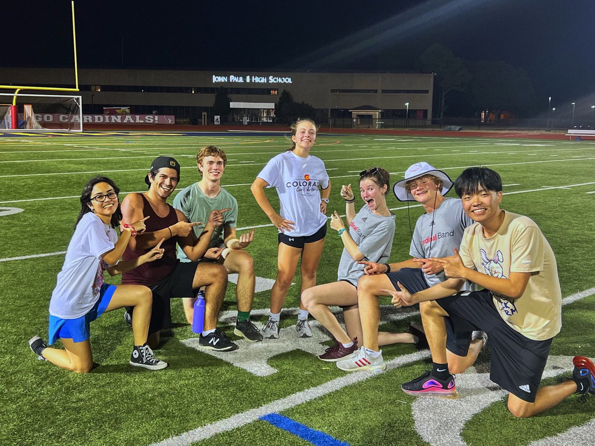 JPIIHSBand's tweet photo. It was a great first day of band camp! Congratulations to Hailey Kilpatrick on being student of the day! #OneThingBetter @JPIIHSPLANO https://t.co/aBq34arCTq