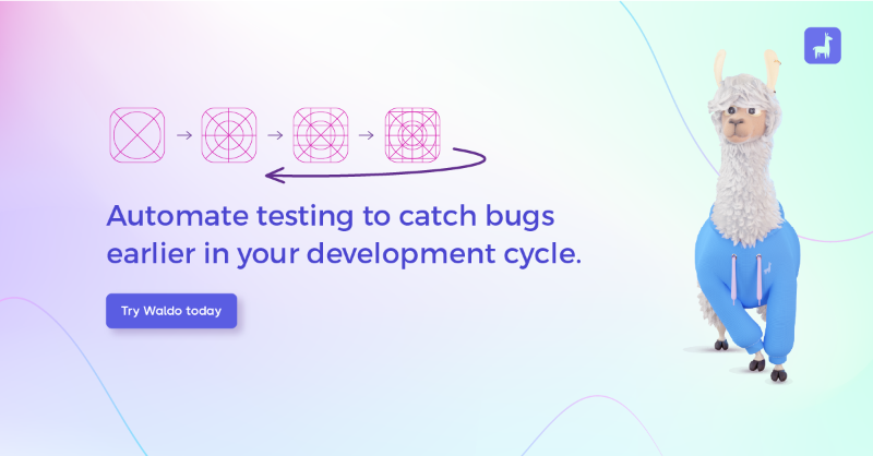 UseWaldo's tweet photo. Android developer, stop choosing between speed and quality. Automate mobile testing to catch bugs earlier in your development cycle.