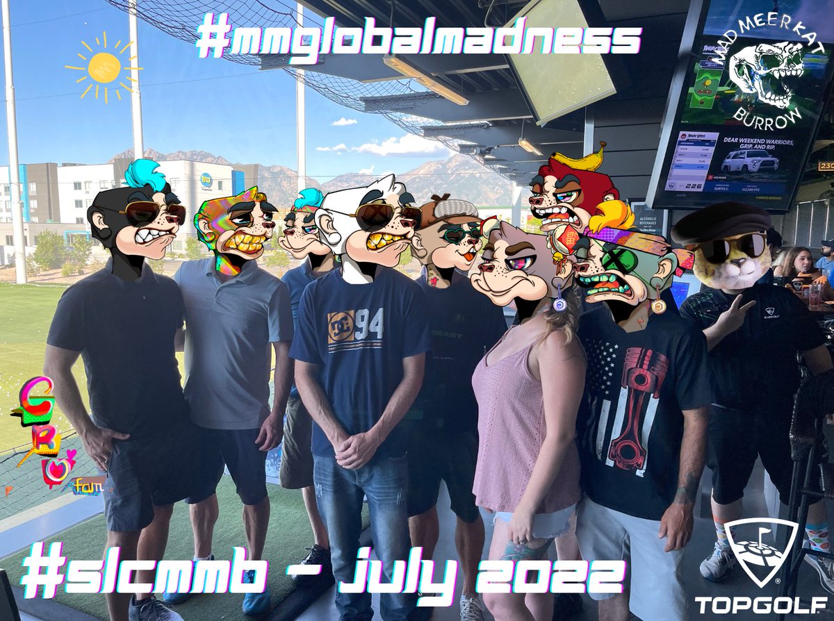 Mad_for_CRO's tweet photo. Super thrilled with our #SLCMMB #MMGlobalMadness turnout in Salt Lake City. Next month we'll be turning up the heat with a #Mad4Life BBQ and pool party. If you are in the general area, hit us up. We'd love to meet you!
#MMGlobalMadness
#MAD4LIFE
@MadMeerkatNFT
@mad_canvas https://t.co/ryQCrWn7gW