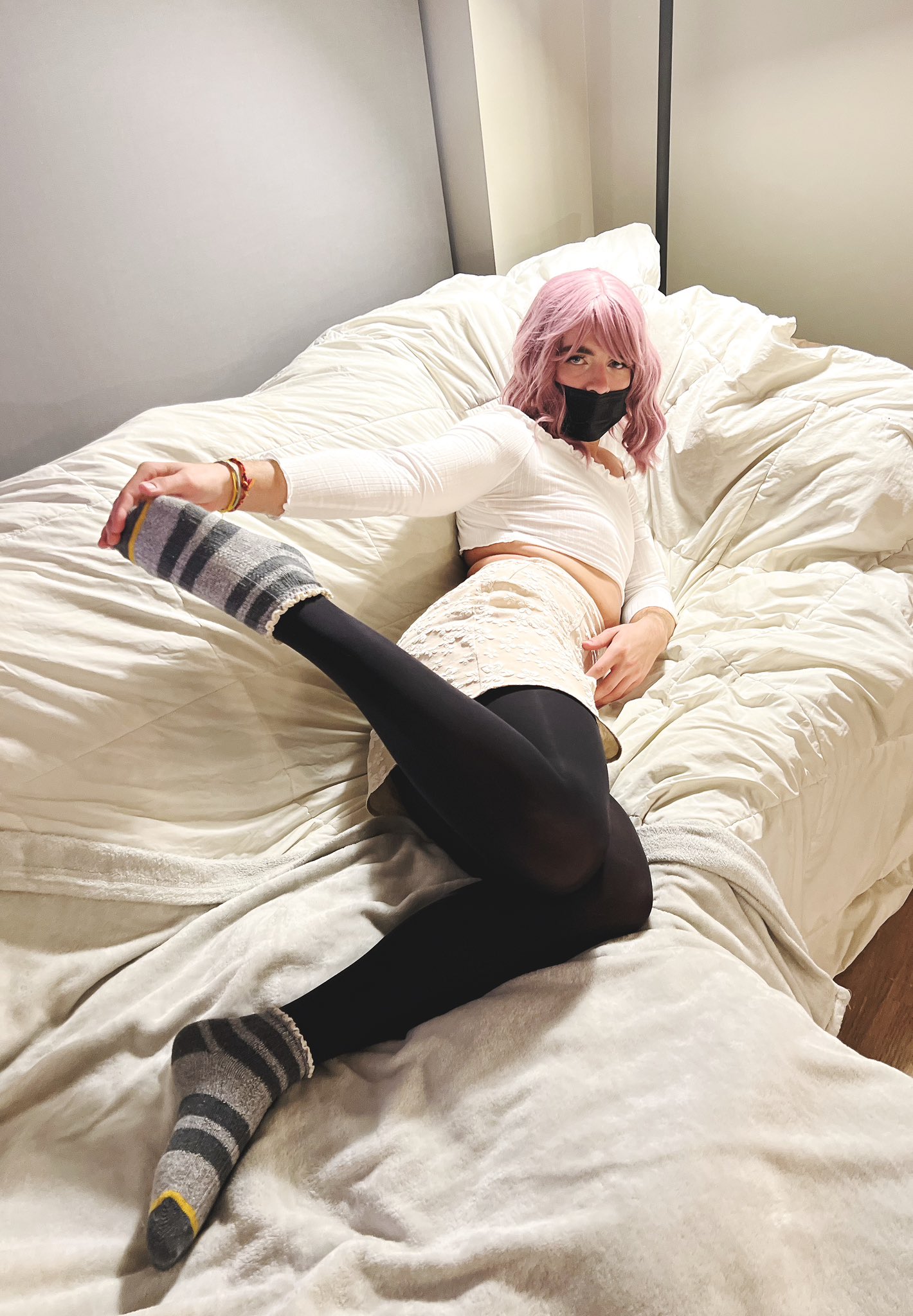 1 pic. Feeling extra femme tonight! #femboy #nstwtw #onlyfans #onlyfanspromo #sissybois #sissy #femboi