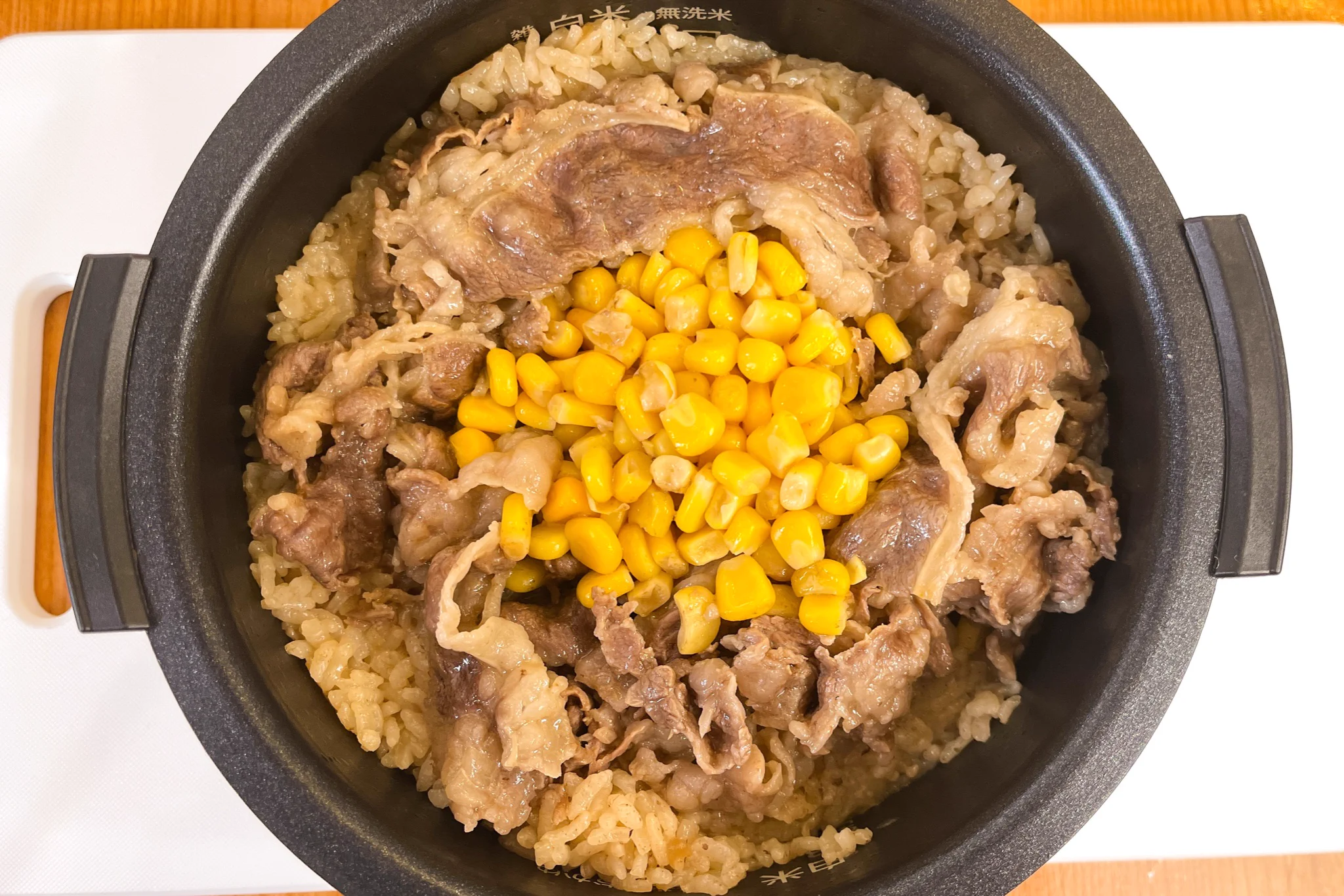 スタミナつけよう！！炊飯器で出来る「悪魔のペッパーランチ風」！