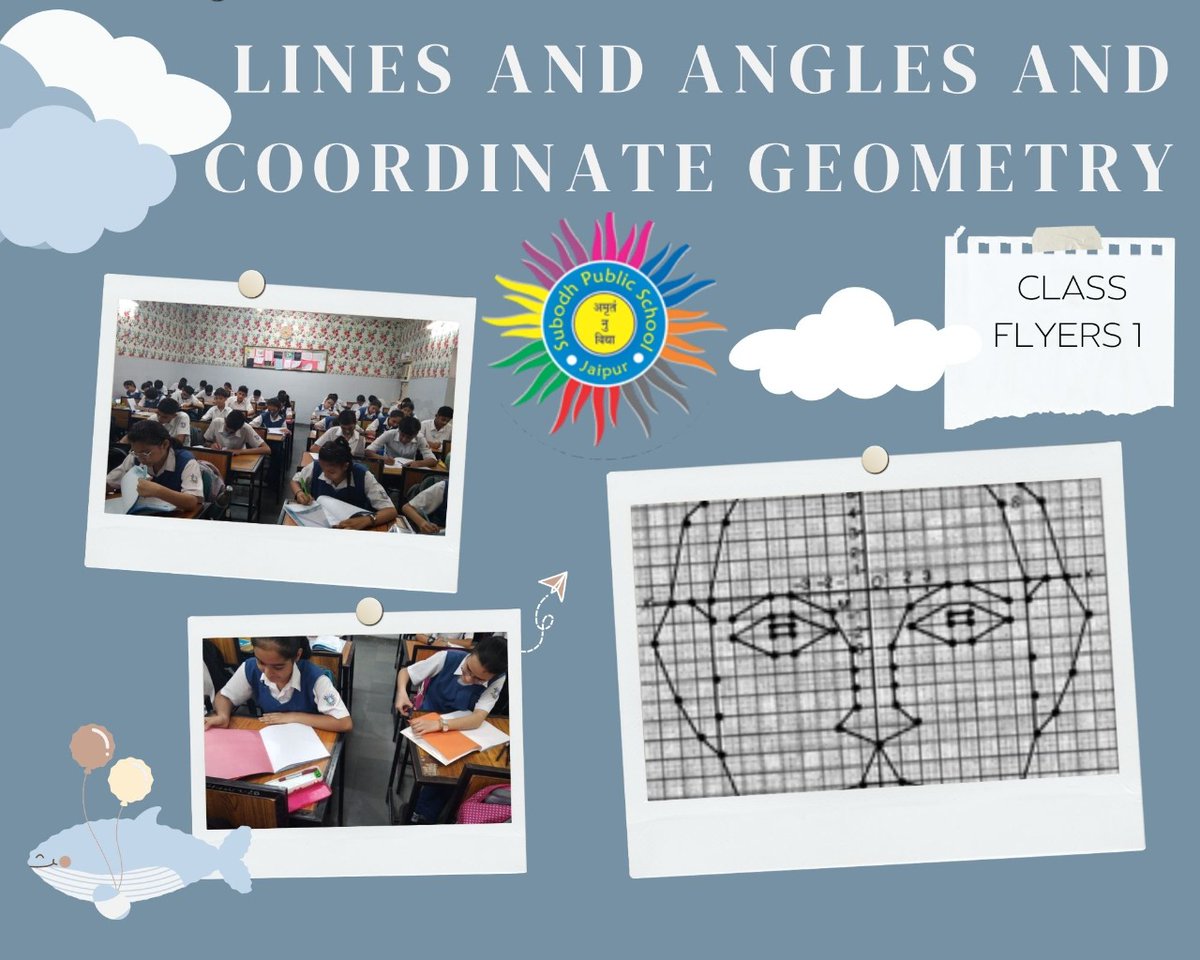 subodh_jaipur's tweet photo. Mathematics is the most beautiful and most powerful creation of the human Spirit

#experientiallearning
#activitybasedlearning
#Mathsisfun
#graphplotting
#anglesumproperty
#Subodhpublicschool
#CBSEschool
#admissionsopen https://t.co/iX6BLuRQ5I