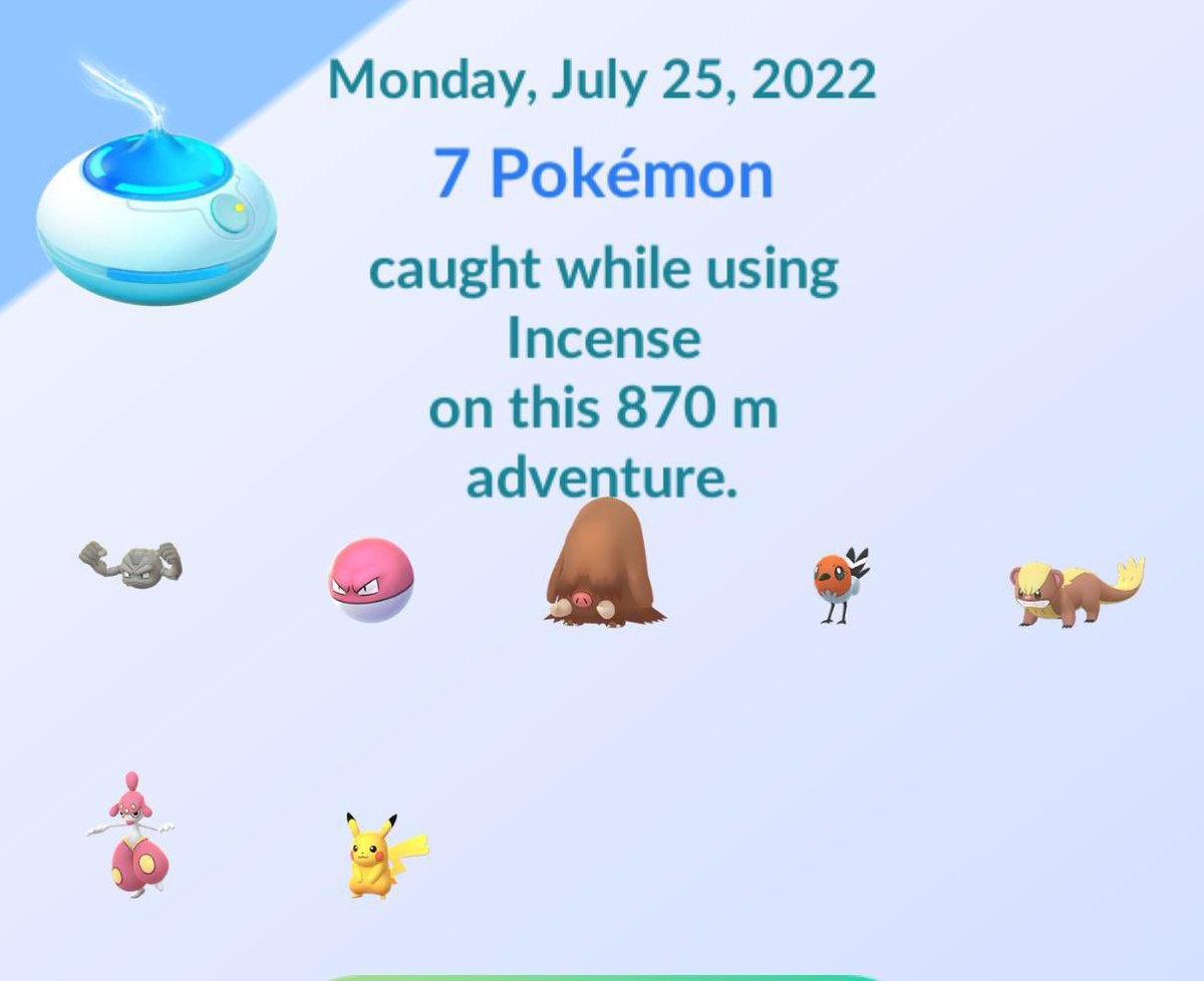 CalebLL's tweet image. Not sure if this is a great rate for 15 min walk 🤔 ⁦@thetrainerclubb⁩ ⁦@PokemonGoApp⁩