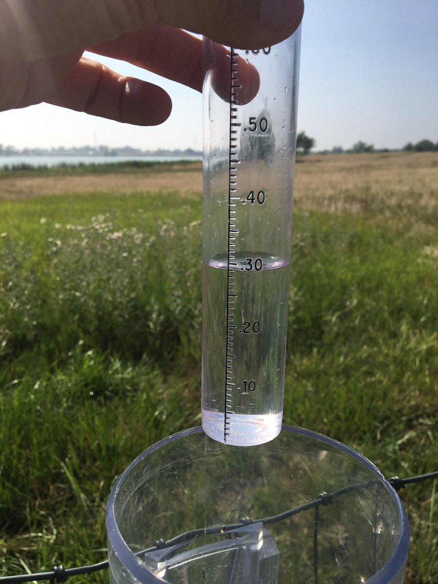 Backyard 2-day total. I know this isn’t much rain for many. For Colorado and the parched mountain west, this is gift from the rain gods! We take anything we can get. Pure liquid gold 0.3”…BooYah! @CReppWx @JessicaLebelWX #LovelandCO