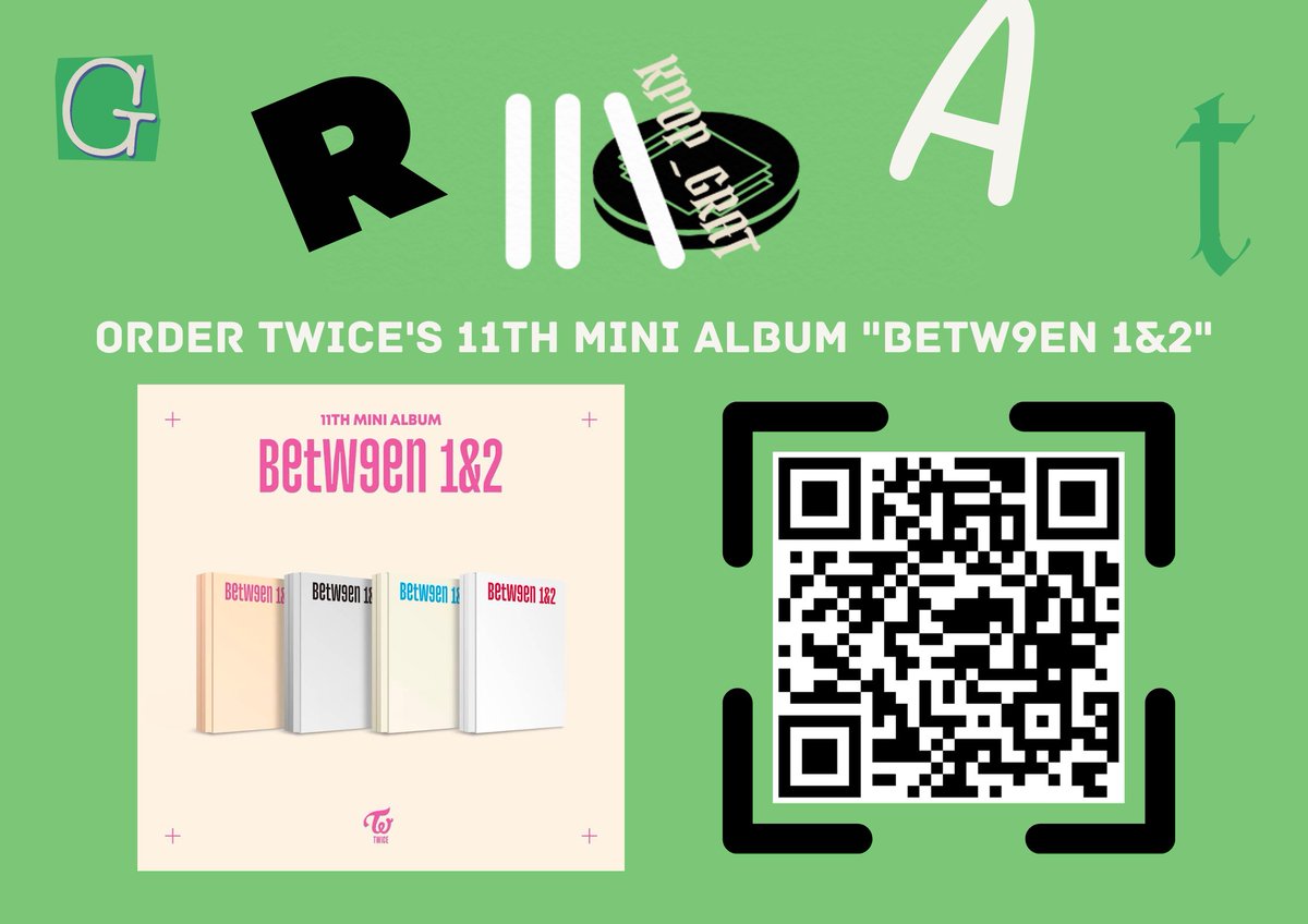 kpop_grat's tweet photo. #GRATGo | 🇵🇭 PRE-ORDER | WTS LFB
TWICE "BETWEEN 1&amp;2" Album PH GO
MUSICPLANT
950 PHP + LSF (RANDOM)
3650 PHP + LSF (SET)
-WITH EXCLUSIVE POB PC
-SEALED
-Complete Inclusions
-Official
NETA

💚DOO: AUGUST 20, 2022
💚DOP: AUGUST 28, 2022
💚ORDER HERE: https://t.co/n7MI4hRisS

#TWICE https://t.co/cLO7T3exqm