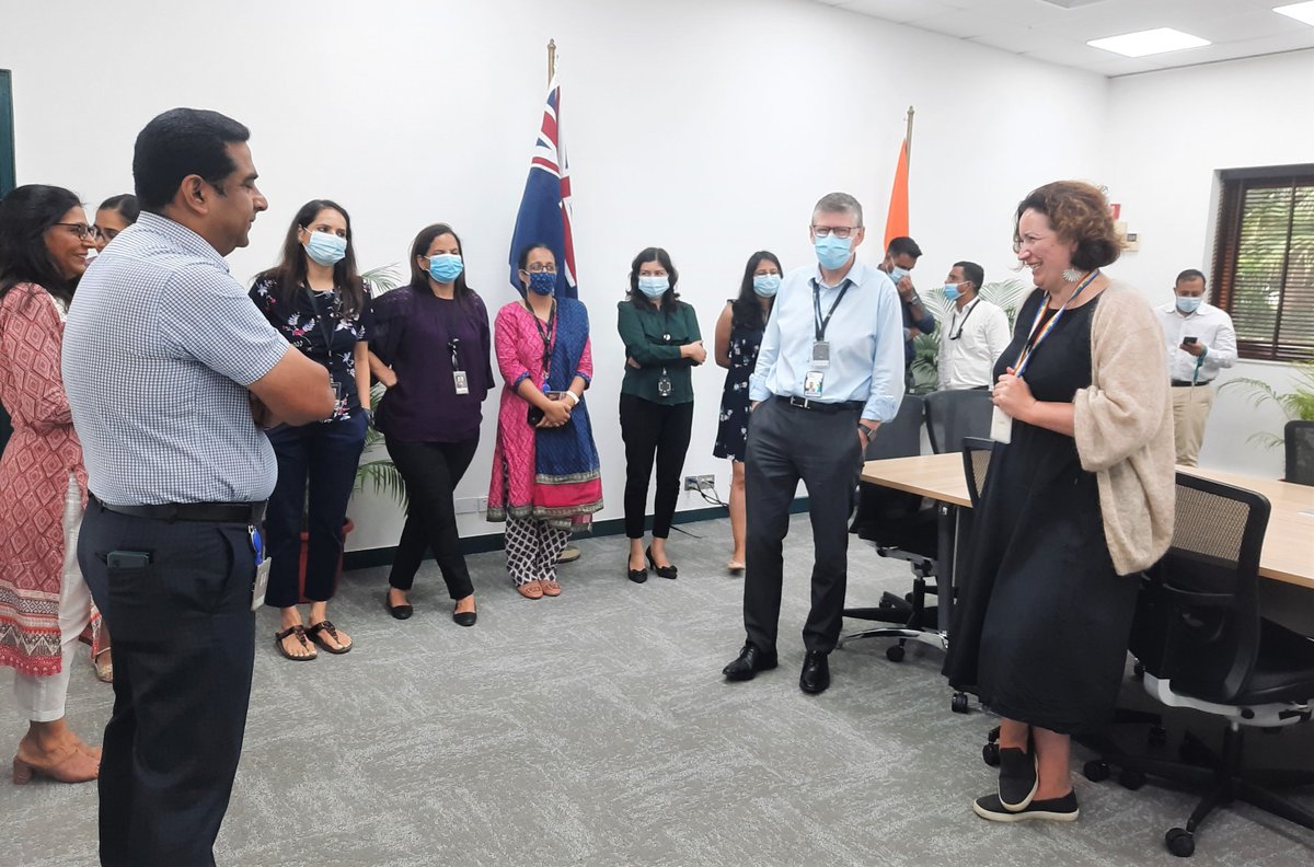 We welcomed our Agriculture Counsellor for India, Bangladesh, Nepal, Sri Lanka and Bhutan, Melanie Phillips, over tea and samosas. "I’m excited to be here and am looking forward to building on our existing relationships and forging new ones," said Melanie.